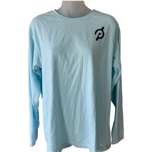 Peloton Blue Long Sleeve Tee Unisex S